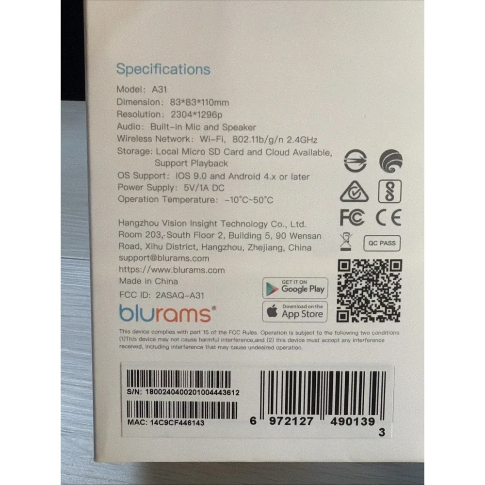 T19~ blurams Smart Pan-Tilt Camera Dome Lite 2